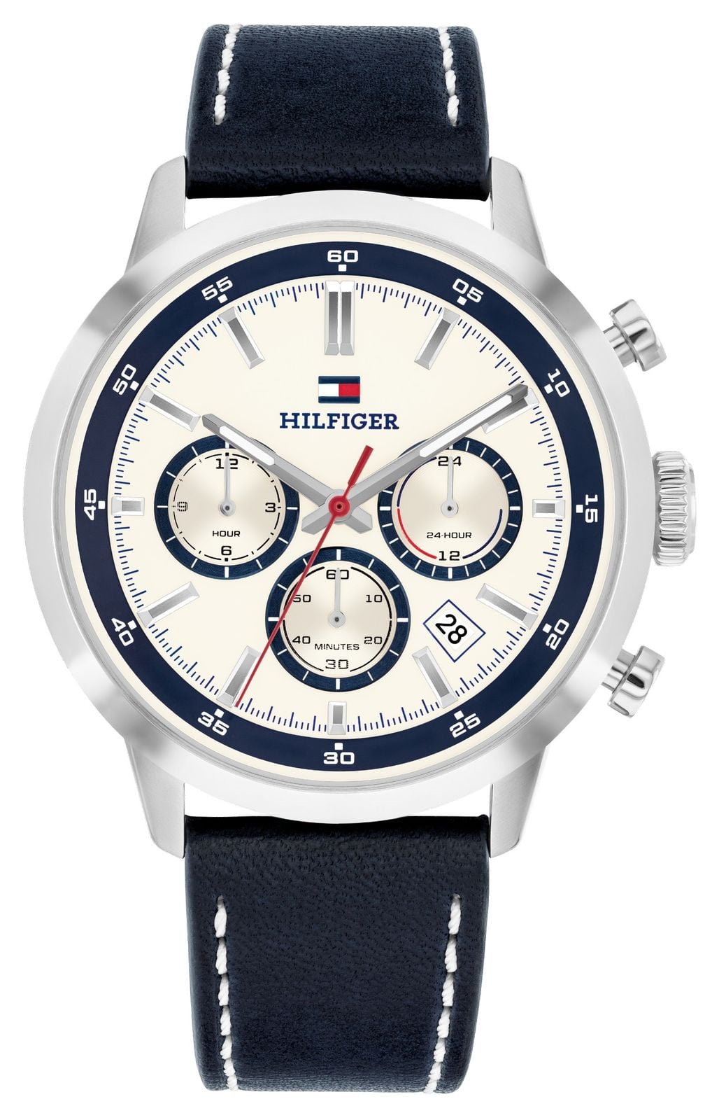 Tommy Hilfiger Chronographe Kent (43 mm), cadran blanc / montre