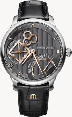 Maurice Lacroix Masterpiece Square Wheel Retrograde Automatic Watch MP6058-SS001-310-1