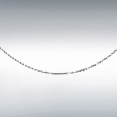 Unisex Sterling Silver 140 Round Snake Chain 41cm/16" 8.10.4403