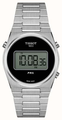 Tissot PRX Digital (35 mm) quadrante digitale nero/bracciale in acciaio inossidabile T1372631105000