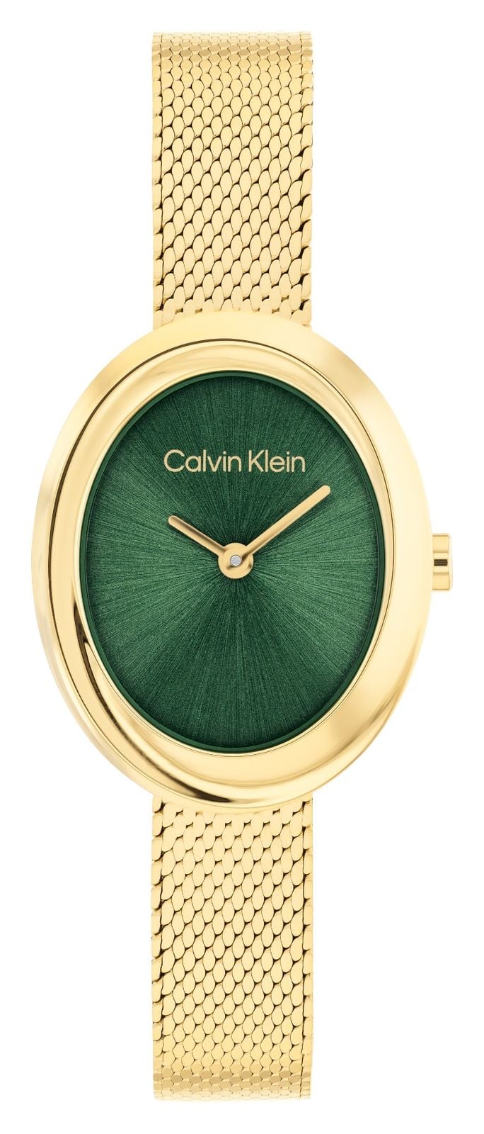 Calvin Klein Lunette torsadÃ©e (24 mm) cadran vert / montre