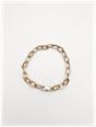 9k White & Rose Gold Hand Made Bracelet JM8963 KB - alternate view 2