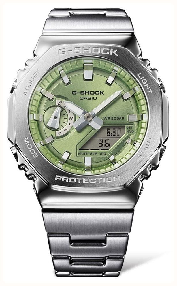 Casio g shock army green best sale