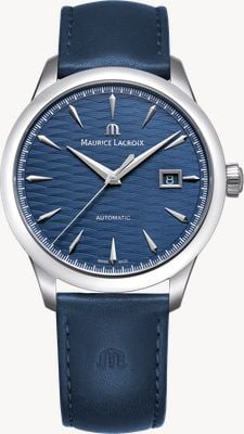 Maurice Lacroix 1975 Legacy Slim Limited Edition (40mm) Blue Vague du Jura Dial / Blue Leather Strap 756108-SS001-430-4