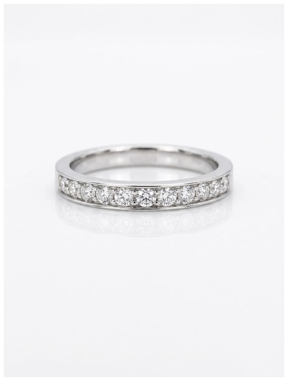 James Moore 0.20ct Round Brilliant Natural Diamond 9ct White Jewellery