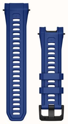 Garmin Bracelet de montre en silicone bleu boulon de 26 mm (Instinct 3 – 50 mm) 010-13396-07