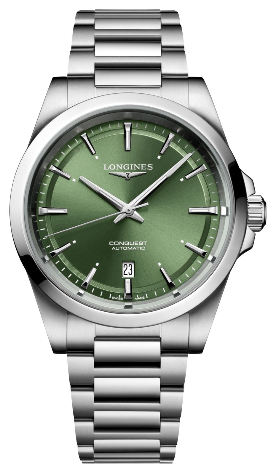 LONGINES Conquest automatique (41 mm) cadran vert soleil / montre