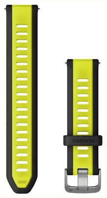 Garmin Nur Schnellverschlussband (20 mm) aus gelbem/schwarzem Silikon 010-11251-AL