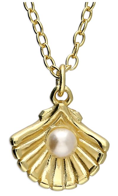 James Moore & Co Gold Plated Shell Single Necklace H7099/Y Jewellery