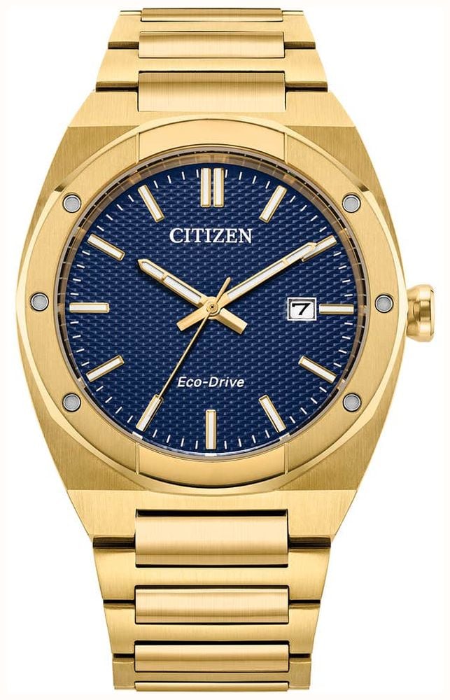 Citizen Eco-Drive Sport (40 Mm) Com Mostrador Azul Texturizado E