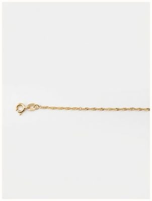 9ct Solid Yellow Gold Signaport 1.40mm Chain SSIN-140-9Y-18
