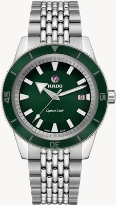 RADO Captain Cook Automatic (42mm) Green Dial / 5-Link Stainless Steel Bracelet R32505313