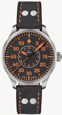 Laco Palermo Automatic (39mm) Black Dial / Black Calf Leather Strap 862130