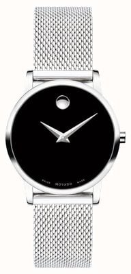 Movado Damenmuseum Edelstahl Mesh-Armband 0607220