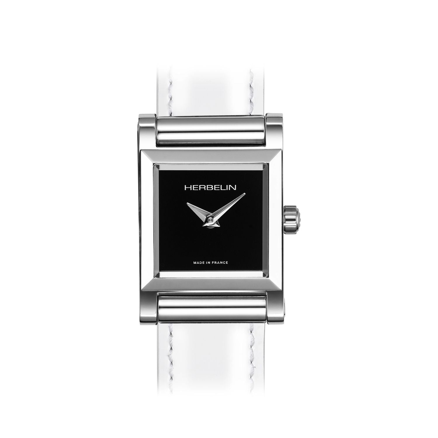 Herbelin Antar&Atilde;s Case  Black Dial  Stainless Steel Watch