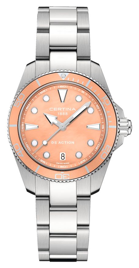 Certina Ã  quartz DS Action (34,5 mm) cadran en nacre montre
