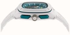 Aston Martin Aramco Formula One™ Team OVR W Quartz Chronograph (44mm) Podium Green Dial / White Silicone Strap MTFO1F502 - alternate view 3
