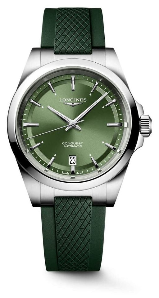LONGINES Conquest automatique (38 mm), cadran vert / montre