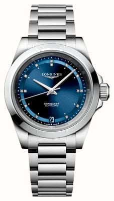 LONGINES Master Collection (34mm) Blue Dial / Stainless Steel Bracelet L34304976