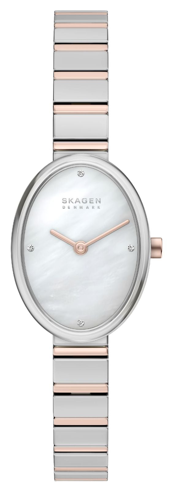 Skagen Anita ovale quartz (20mm) cadran nacre / bracelet montre