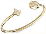 Guess Womens Gold Plated SPINNING BLOOM Bracelet UBB06472YGL