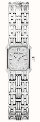 Bulova Sophia 'Goddess of Time' Recreation (16mm) Silver Denchu Dial / Stainless Steel Bracelet 96P263