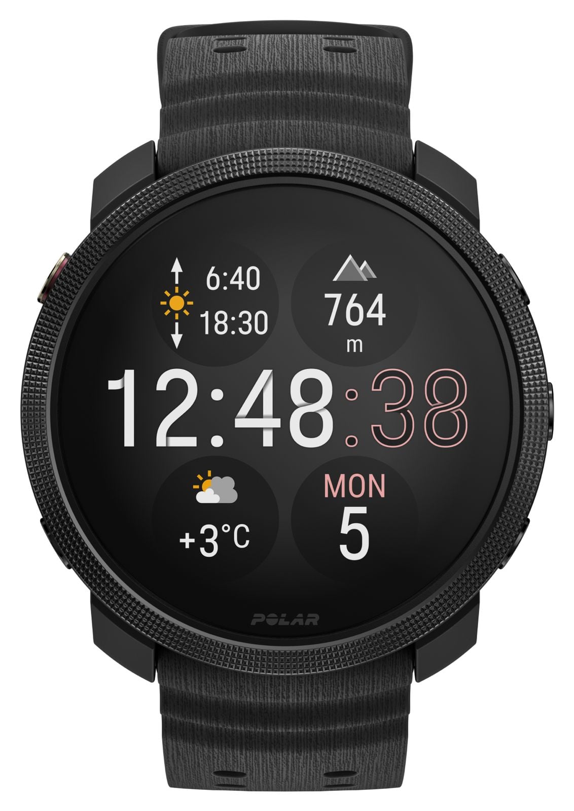 Polar connectÃ©e multisports GPS Vantage m3 noir de montre-image-146863