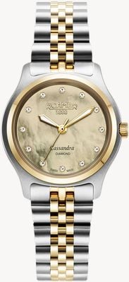 Roamer Cassandra Diamond (31mm) Champagne Mother-of-Pearl Dial / Two-Tone Stainless Steel Bracelet 626847 47 39 20