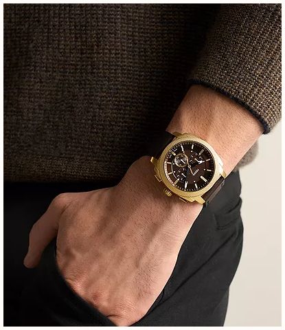 Fossil Machine 44 mm Chronograph Brown Leather FS6188 - vista alternativa 7