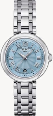 Tissot Bellissima petite dame | cadran en nacre bleue | bracelet en acier inoxydable T1260101113300