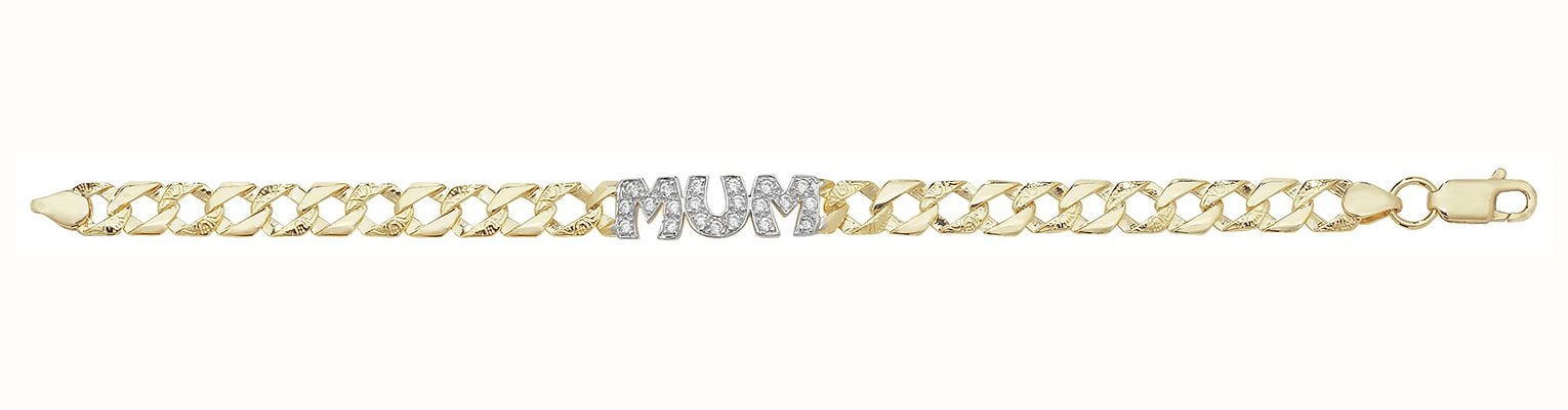 9ct gold mum shops bracelet