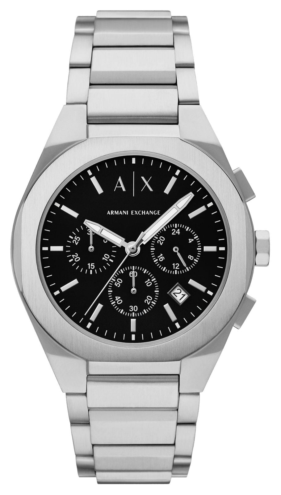 Armani Exchange Herren-Quarz-Chronograph (42 mm) schwarzes uhr
