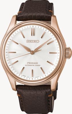 Seiko Presage Classic Series x Tomioka Silk Promotion Organisation Limited Edition in Weiß Shiro-Neri HCC008J1