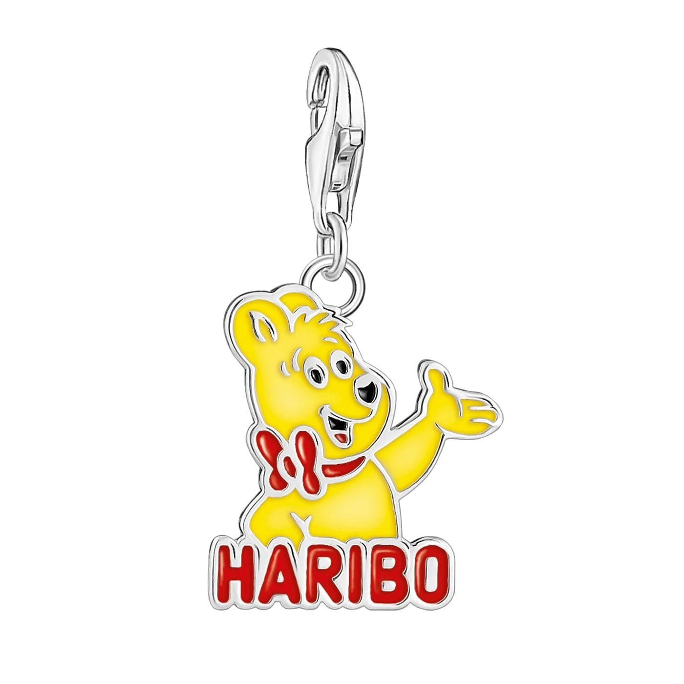Thomas Sabo x HARIBO Goldbear Logo Charm Sterling Silver Jewellery