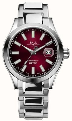 Ball Watch Company エンジニア iii マーベライト クロノメーター (40mm) オートマティック バーガンディ レッド NM9026C-S6CJ-RD