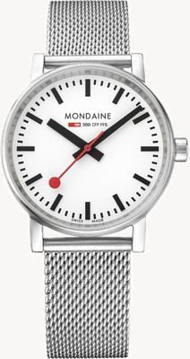 Mondaine Evo2 43mm Stainless Steel Mesh Bracelet MSE.43110.SJ
