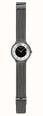 Mondaine Doppio Mirror Limited Edition (41mm) Mirror & Black Dial / Black Stainless Steel Mesh Bracelet Watch MLE.41280.SM - alternate view 2