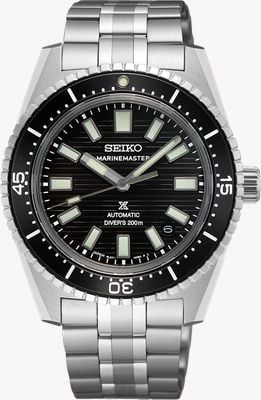 Seiko Prospex Marinemaster 1965 Heritage Diver’s Watch In Darkwater Black SJE101J1