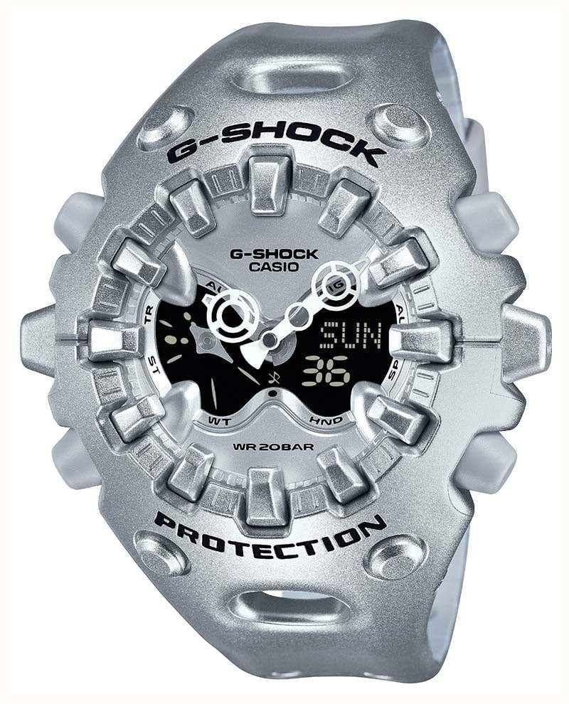 カシオ G-SHOCK 腕時計 GA-V01Aシルバー Casio G-Shock GA-V01 Series Big Case (49mm) Silver Dual-Display