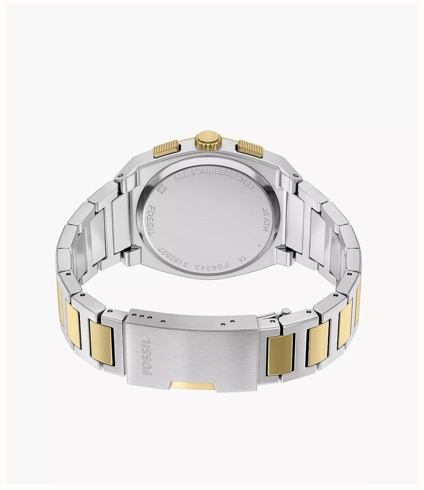 Fossil Everett 44 mm Chronograph Two-Tone Stainless Steel FS6243 - vista alternativa 4