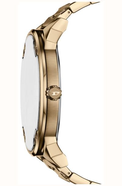 Diesel Mr Daddy Slim Gold Plated Blue Dial Watch DZ7497 - alternate view 3