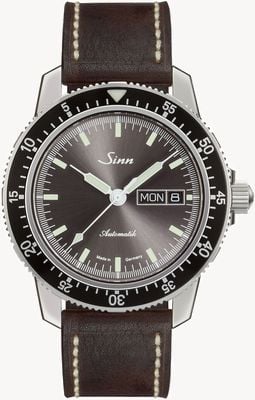 Sinn 104 st sa ia | couro vintage marrom escuro 104.014 DARK BROWN VINTAGE LEATHER