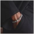 Thomas Sabo Mens Stainless Steel Curb Bracelet A2252-S01-53-L19,5 - vista alternativa 3