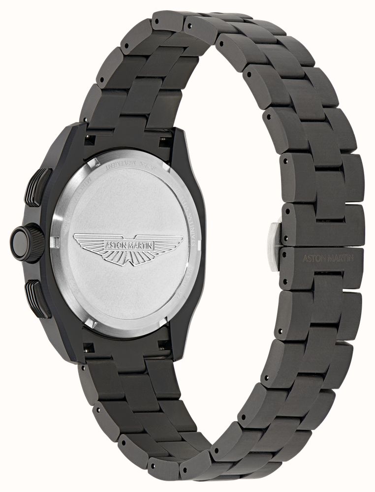 Aston Martin Thrill CRT Quartz Chronograph (42mm) Black Dial / Black Ceramic Bracelet MTRC2F603 - alternate view 3