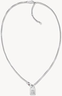 Tommy Hilfiger Ladies Stainless Steel Padlock Necklace 2780940