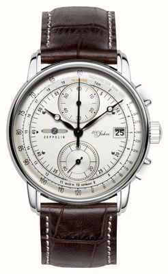 Zeppelin | Series 100 Years | Edition 1 | Cream Chronograph Date | 8670-1