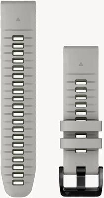 Garmin Quickfit 22 mm-Armband, nur nebelgraues/moosfarbenes Silikon 010-13280-08