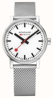 Mondaine Evo2 35mm ステンレススチール腕時計 MSE.35110.SM