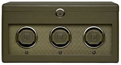 WOLF Earth Triple Watch Winder In Olive 190541