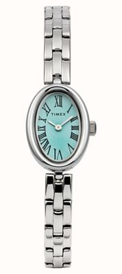 Timex Cavatina（19毫米）海蓝宝石色表盘/不锈钢表带 TW2Y26600